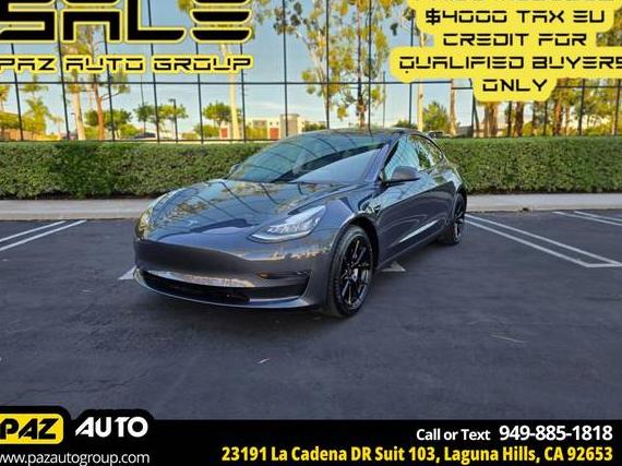 TESLA MODEL 3 2022 5YJ3E1EAXNF296918 image